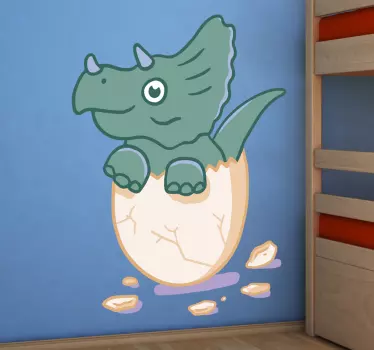 Sticker dinosaure œuf - TenStickers