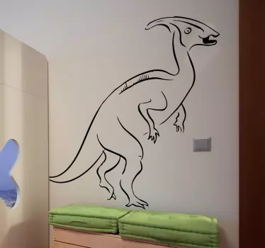 sticker dinosaure vélociraptor - TenStickers