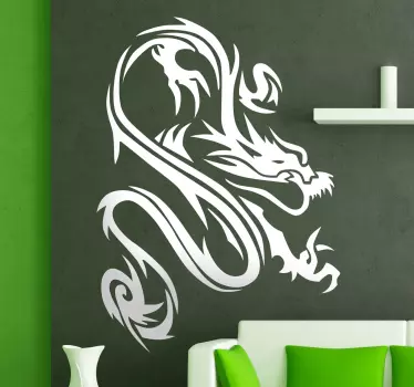 sticker dragon tribal - TenStickers