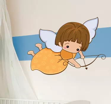 Sticker enfant ange et flèche - TenStickers