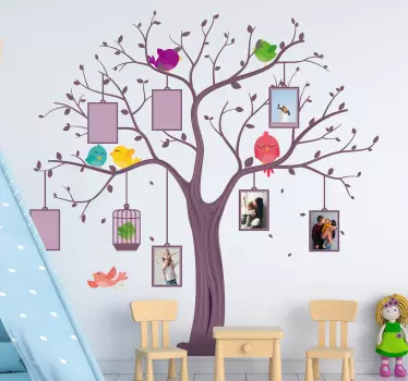 Sticker enfant arbre enfant sticker personnalisable - TenStickers