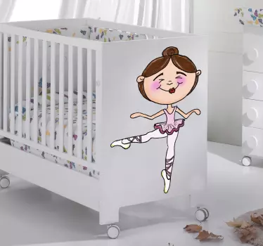Sticker enfant danse classique - TenStickers