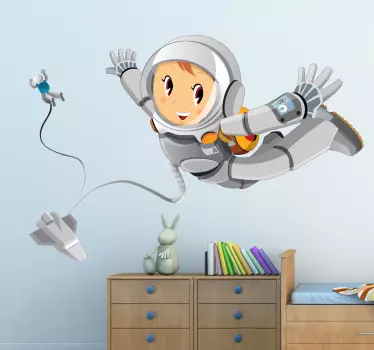 Sticker espace exploration spatiale - TenStickers