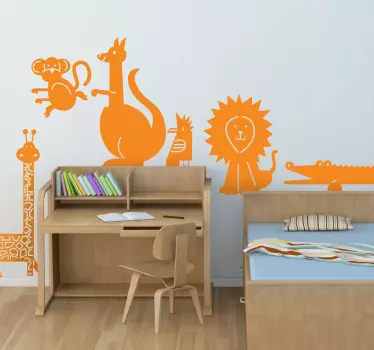Sticker enfant faune - TenStickers