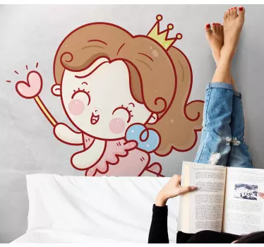 Sticker enfant fée enchanteresse - TenStickers