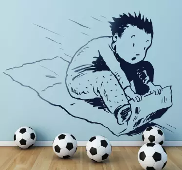 Sticker enfant jeu carton - TenStickers