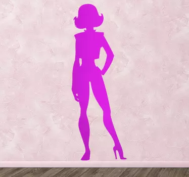 Sticker enfant super femme - TenStickers