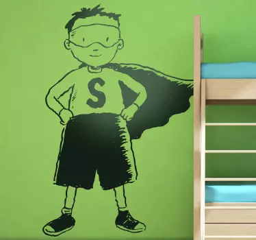 Sticker enfant superkid - TenStickers