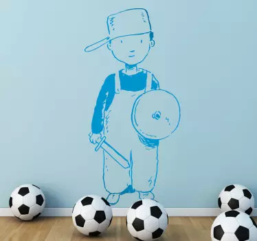 Sticker enfants déguisement chevalier - TenStickers