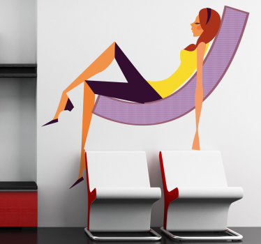 Sticker fashion transat - TenStickers