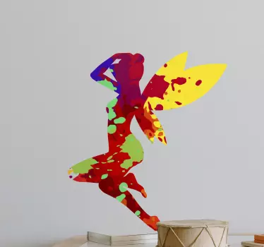Sticker fées contour vibrant - TenStickers