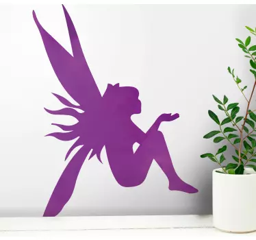 Sticker fées en position assise - TenStickers
