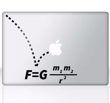 Sticker formule de la gravité pour Mac - TenStickers
