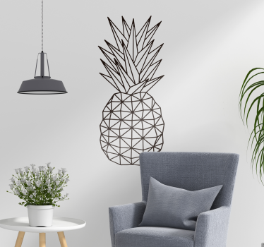 Sticker Maison Ananas Géométrique - TenStickers
