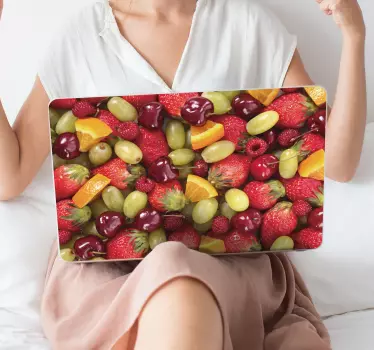 Sticker Gastronomie Texture de Fruits - TenStickers