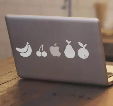 Stickers Dessin Variété Fruit pour Mac - TenStickers