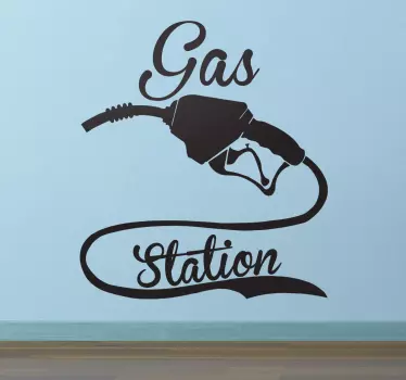 sticker gas station - TenStickers