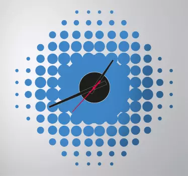 Sticker horloge dégradé ronds - TenStickers
