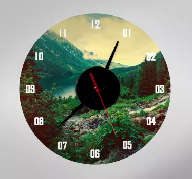 Sticker horloge personnalisé - TenStickers
