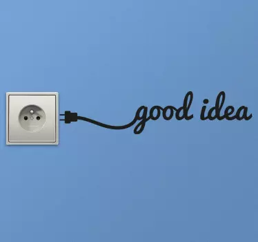 Sticker interrupteur good idea - TenStickers