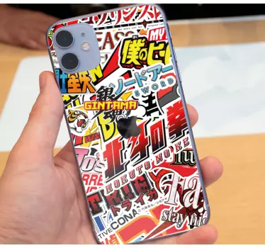 Sticker iphone autocollants de personnages vibrants - TenStickers