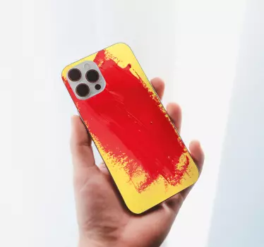 Sticker iphone éclaboussures de couleurs vibrantes - TenStickers