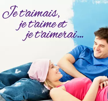 Sticker je t'aime - TenStickers