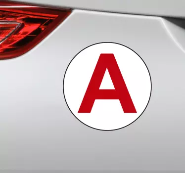 Sticker jeune conducteur - TenStickers