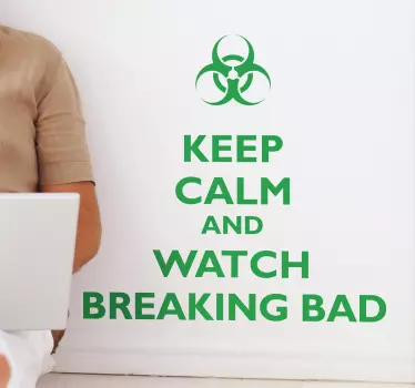 Sticker keep calm watch BB - TenStickers