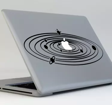 Sticker Apple système solaire - TenStickers