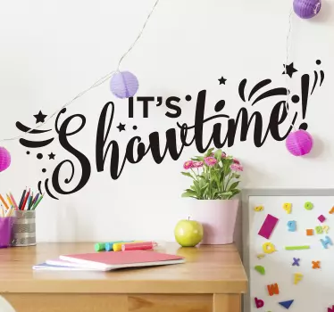 Sticker Mural It's showtime - TenStickers