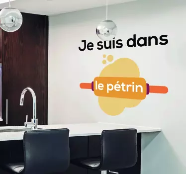Sticker Mural Je suis dans le pétrin - TenStickers