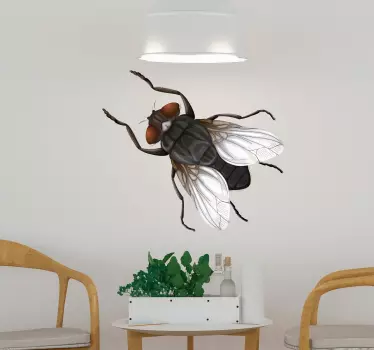 Sticker Mural Mouche - TenStickers