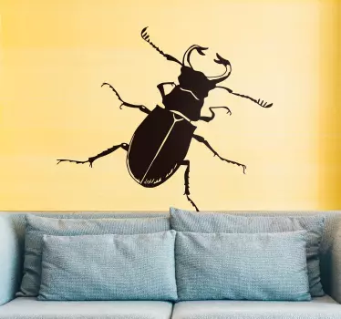 Sticker Mural Silhouette Insecte - TenStickers