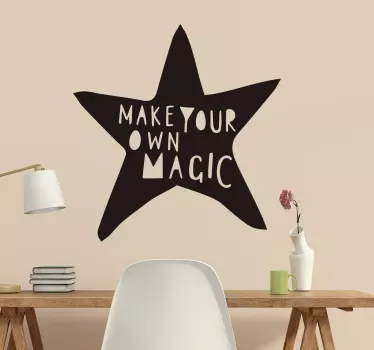 Sticker make your own magic - TenStickers