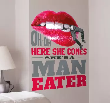 Sticker Man eater - TenStickers