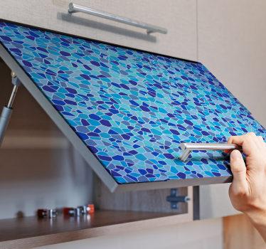 Sticker Pour Meuble Motifs Mosaïques - TenStickers