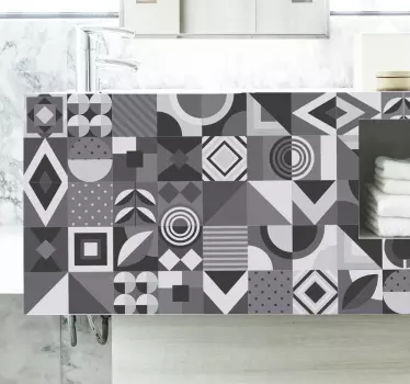 Sticker meubles gris - TenStickers