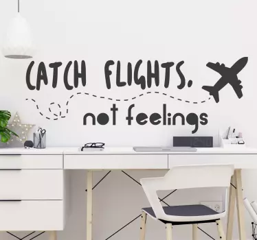 Sticker Maison Catch Flights - TenStickers
