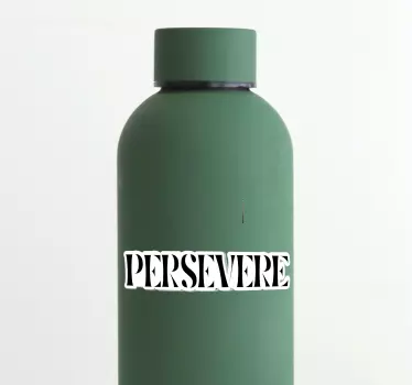 Sticker Motivation Persévérer - TenStickers