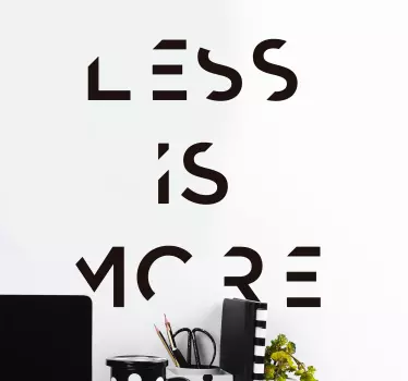 Sticker Maison Texte citation - TenStickers