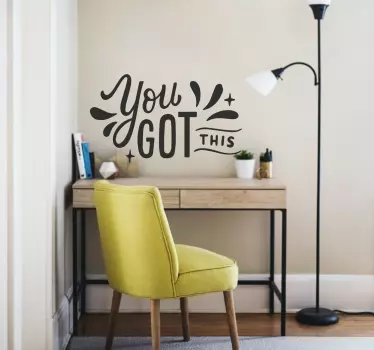 Sticker Motivation Tu as ça - TenStickers