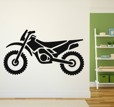 Sticker moto ligne pure enduro - TenStickers