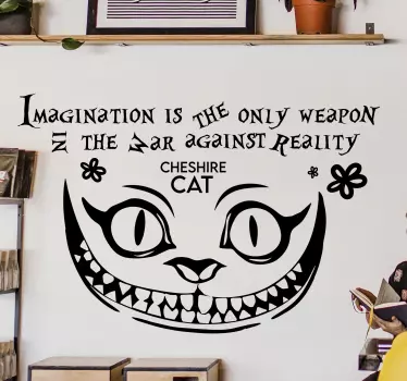 Sticker Mural Citation L'imagination est la seule arme - TenStickers