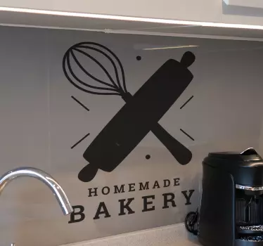 Sticker Mural Cuisine Boulangerie maison monocolor - TenStickers