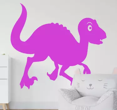 Sticker mural dinosaure personnage ludique - TenStickers
