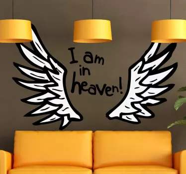 Sticker mural Heaven - TenStickers