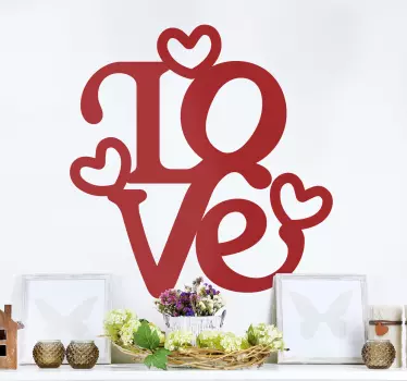 Sticker mural love - TenStickers