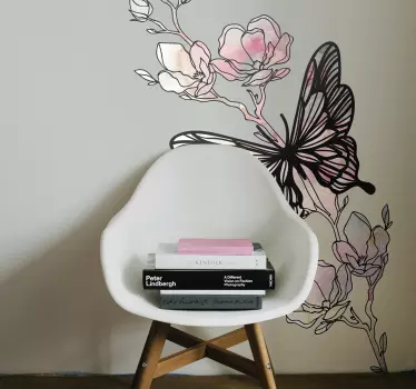 Sticker Mural Papillon Art de papillon - TenStickers