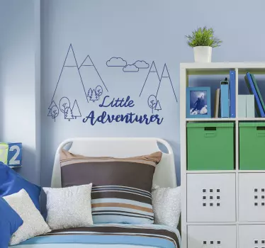 Sticker mural petit aventurier - TenStickers